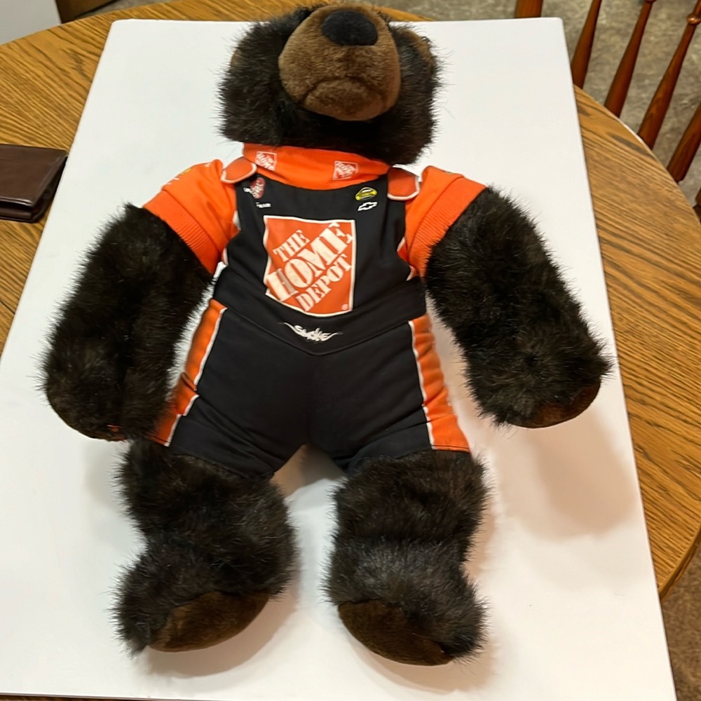 Tony Stewart #20 NASCAR Stuffed Bear 14”.